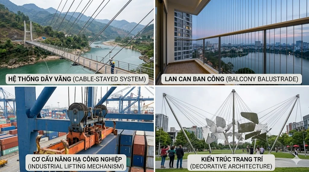 Cách chọn cáp inox 8 mm đúng kỹ thuật