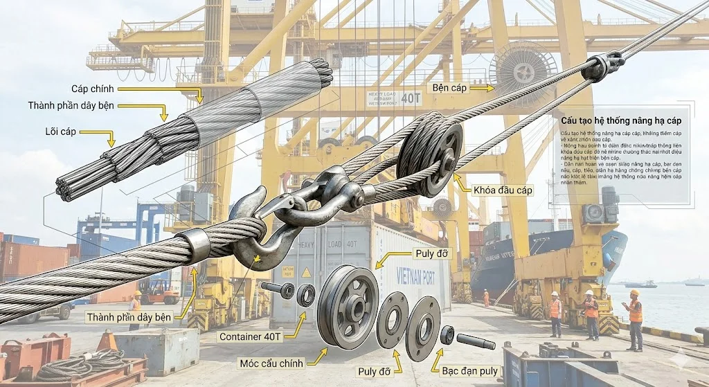Phân loại cáp chịu lực phổ biến