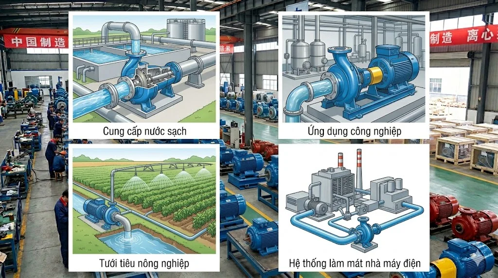 Ứng dụng của centrifugal pump China