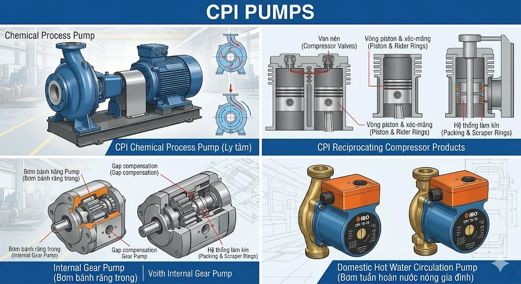 Khái niệm CPI pump và đặc điểm nổi bật