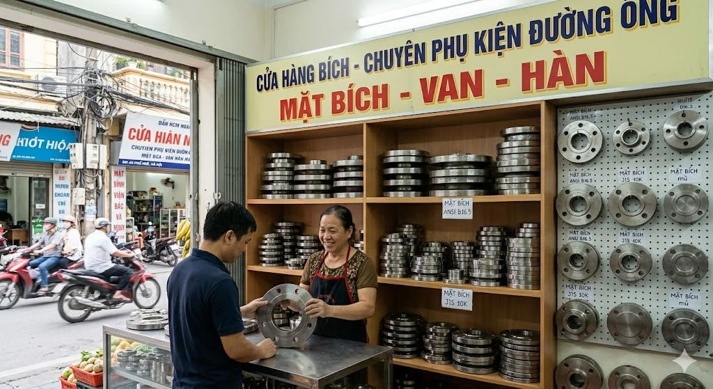 Ứng dụng của mặt bích trong thực tế