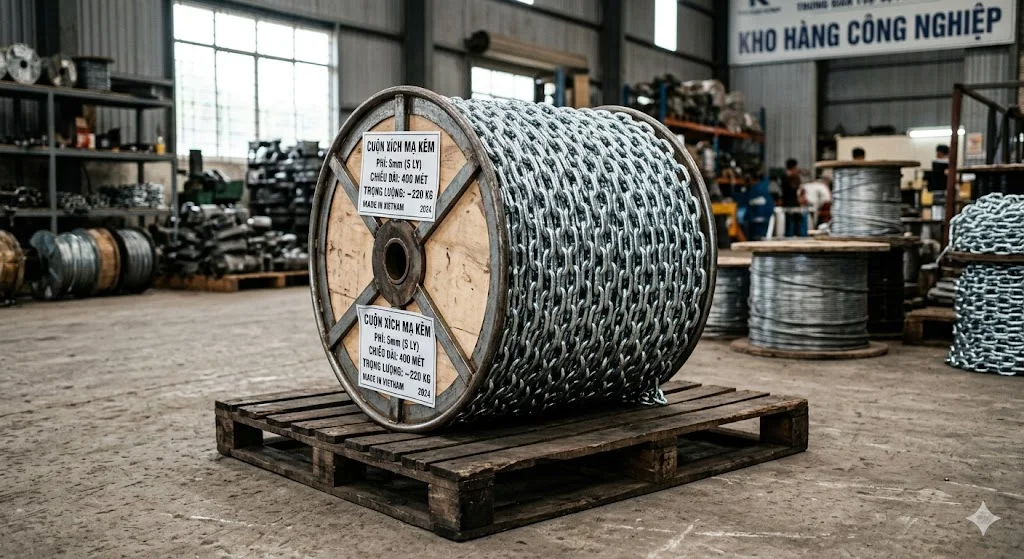 Khái niệm cuộn xích mạ 400 m