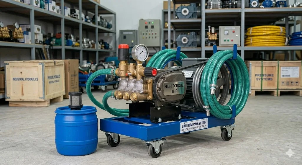 Các thông số kỹ thuật quan trọng của đầu bơm cao áp 1 HP