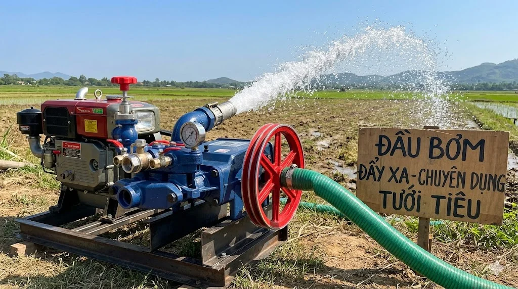 Đầu bơm đẩy ra xa là gì và đặc điểm nổi bật