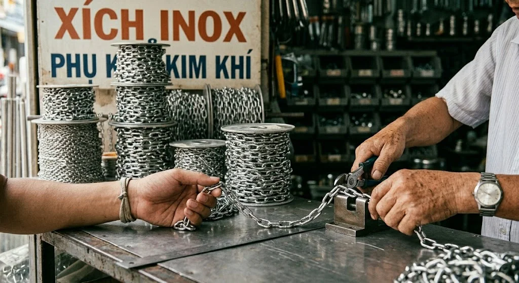 Tiêu chí chọn địa chỉ bán xích inox uy tín