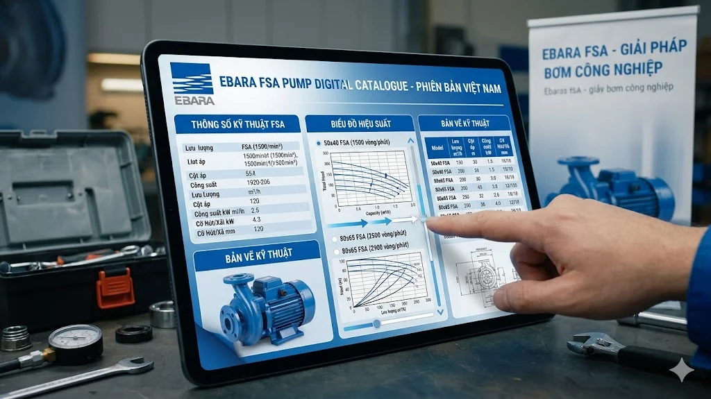 Ứng dụng của bơm Ebara FSA