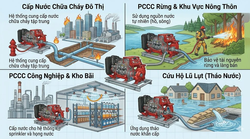 Cách chọn fire fighting pump đúng tiêu chuẩn