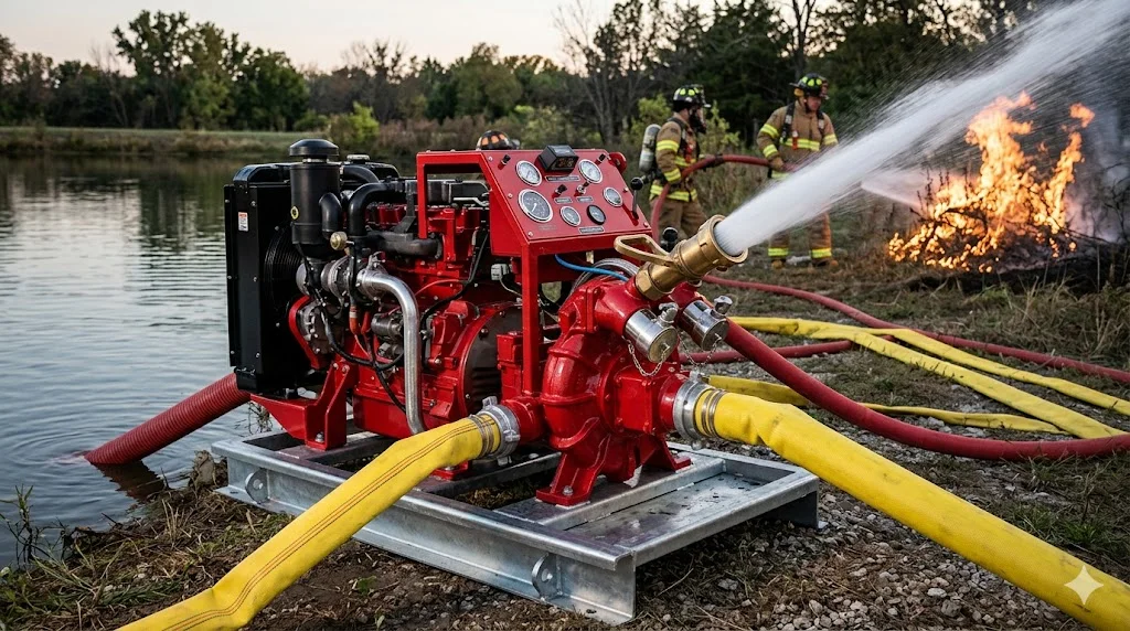 Khái niệm fire fighting pump trong thực tế