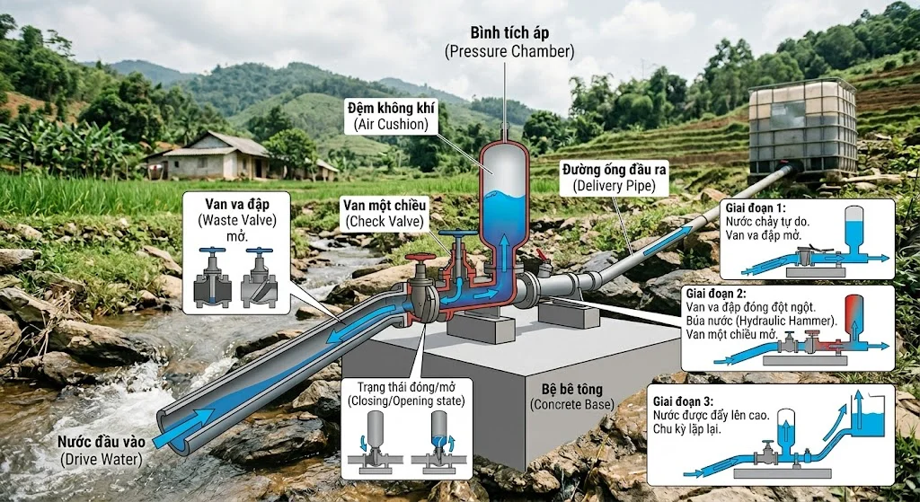 Giá bơm áp theo từng phân khúc phổ biến