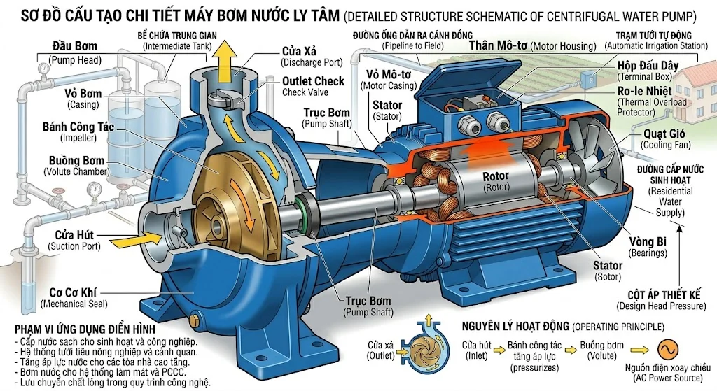 Ứng dụng thực tế theo giá máy bơm Water Pump