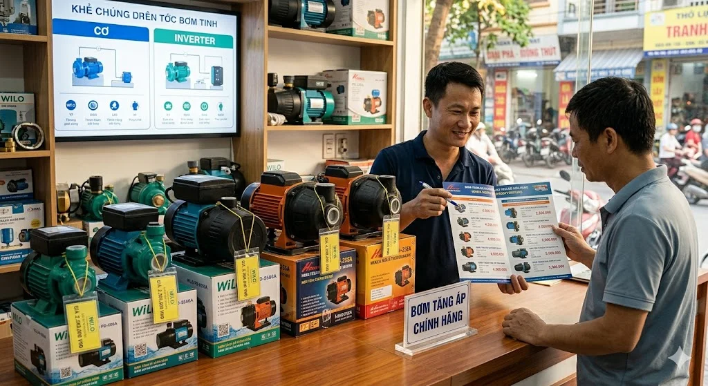 Các yếu tố ảnh hưởng đến giá bơm tăng áp