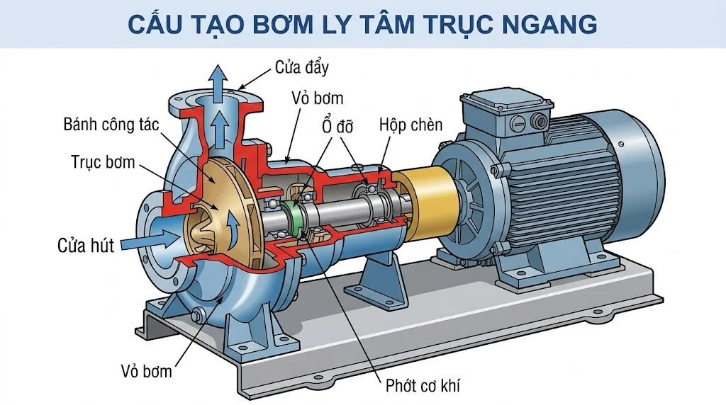Phân loại horizontal pump phổ biến