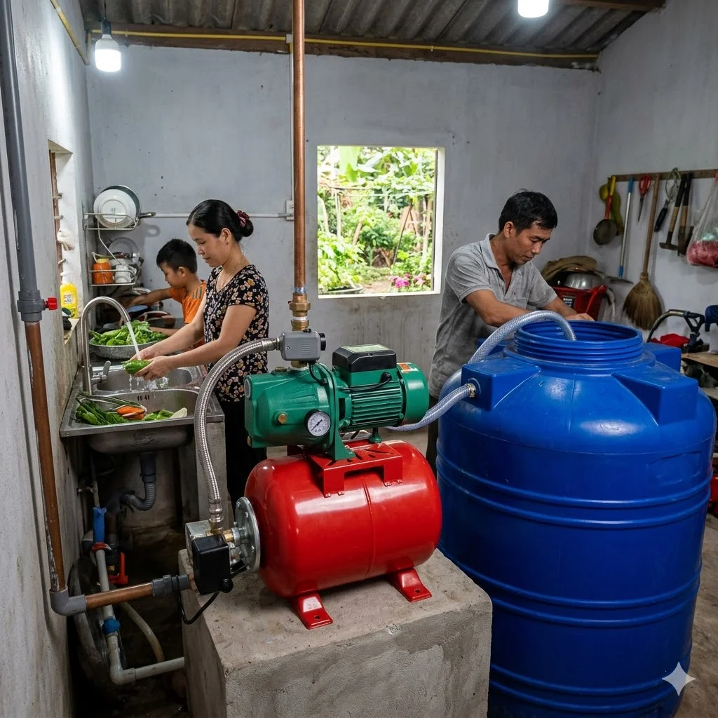 Các thông số kỹ thuật quan trọng của hydrofor pump