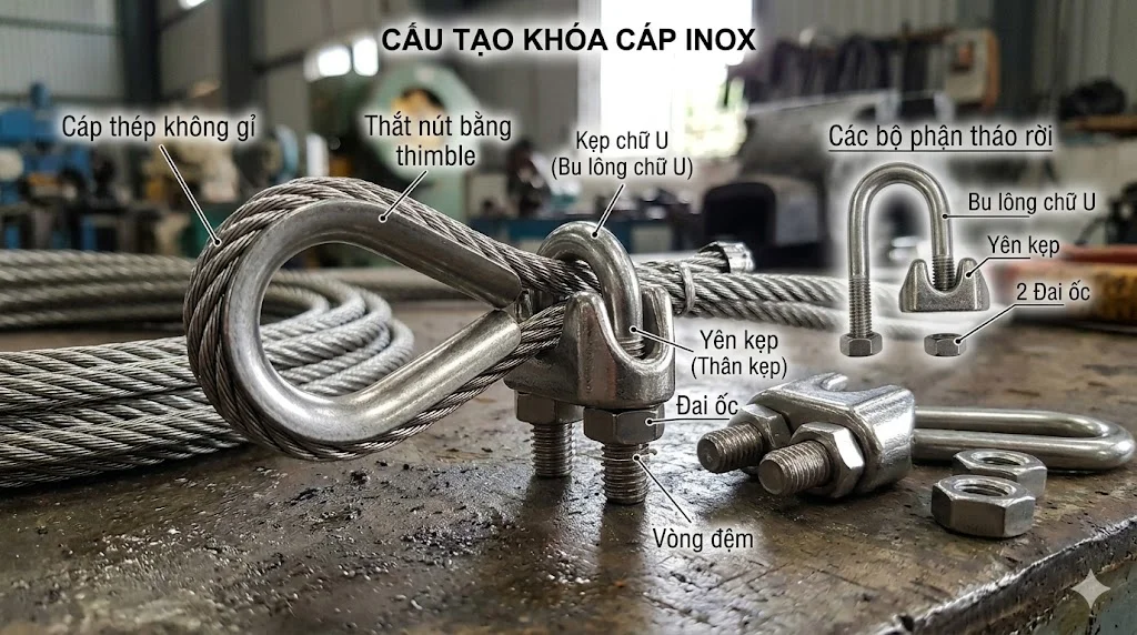 Ứng dụng của khóa cáp 