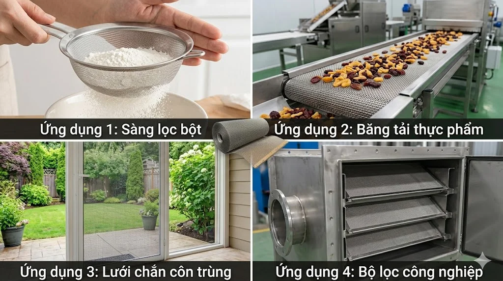Ứng dụng của lưới 201