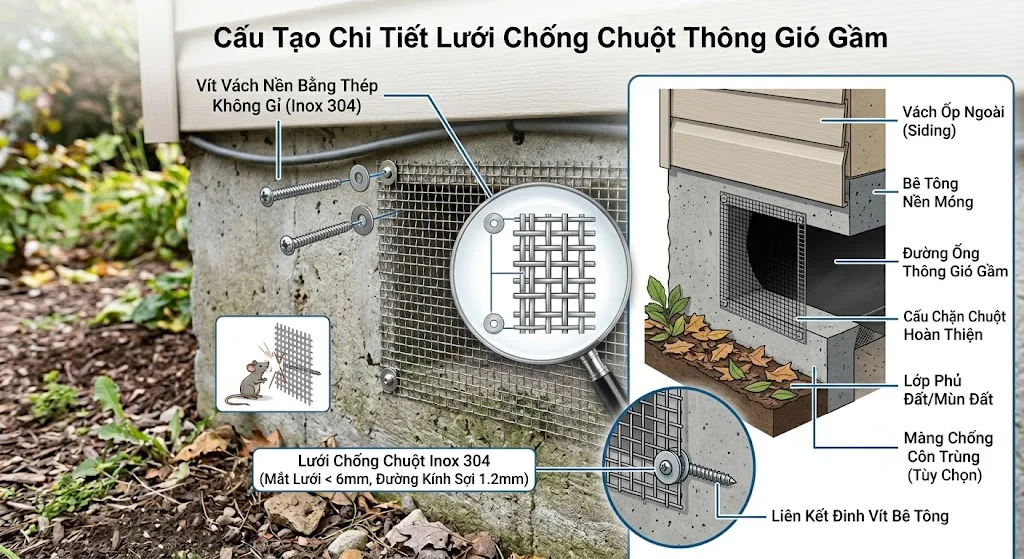 Phân loại lưới chống chuột