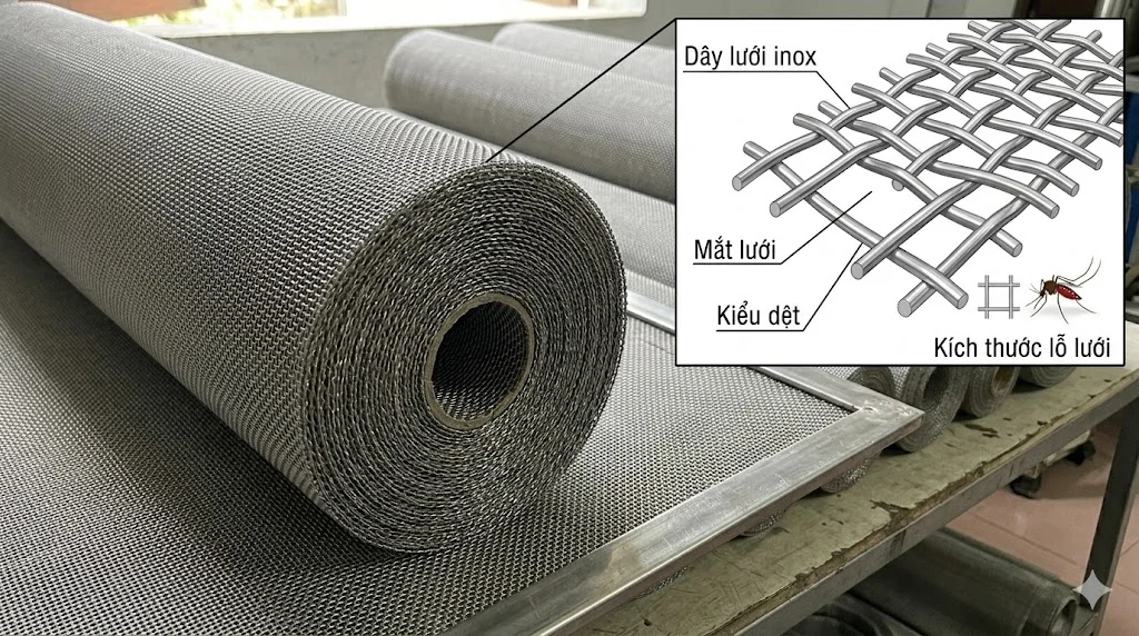 Phân loại lưới chống côn trùng