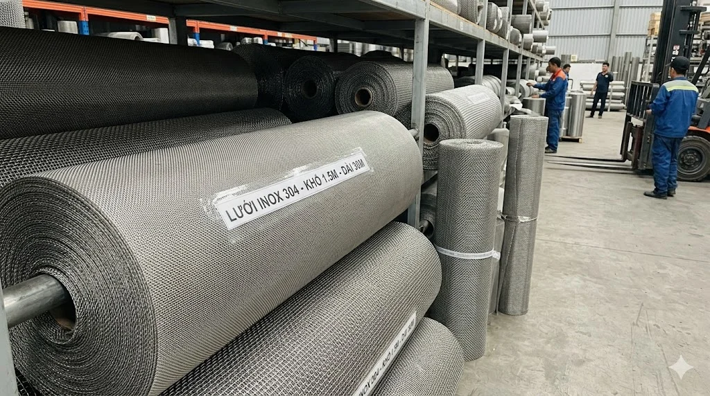 Lưới inox 1.5m là gì