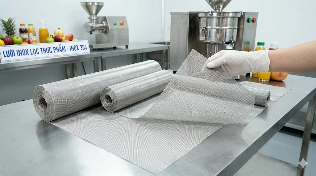 Khái niệm lưới lọc thực phẩm