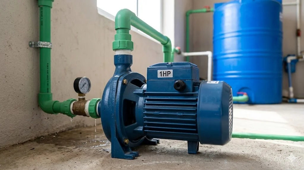 Khái niệm máy bơm 1 HP trong thực tế