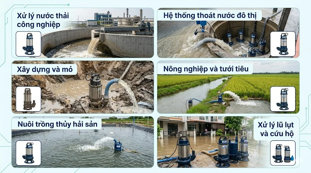 Các thông số kỹ thuật quan trọng của máy bơm nước HCP