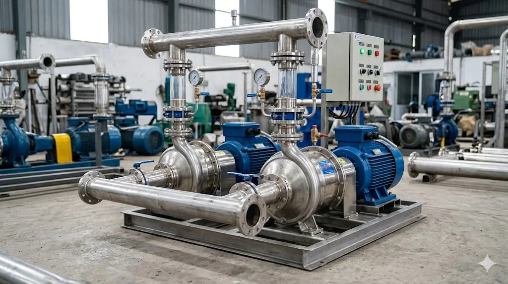 Khái niệm máy bơm nước kép và đặc điểm nổi bật