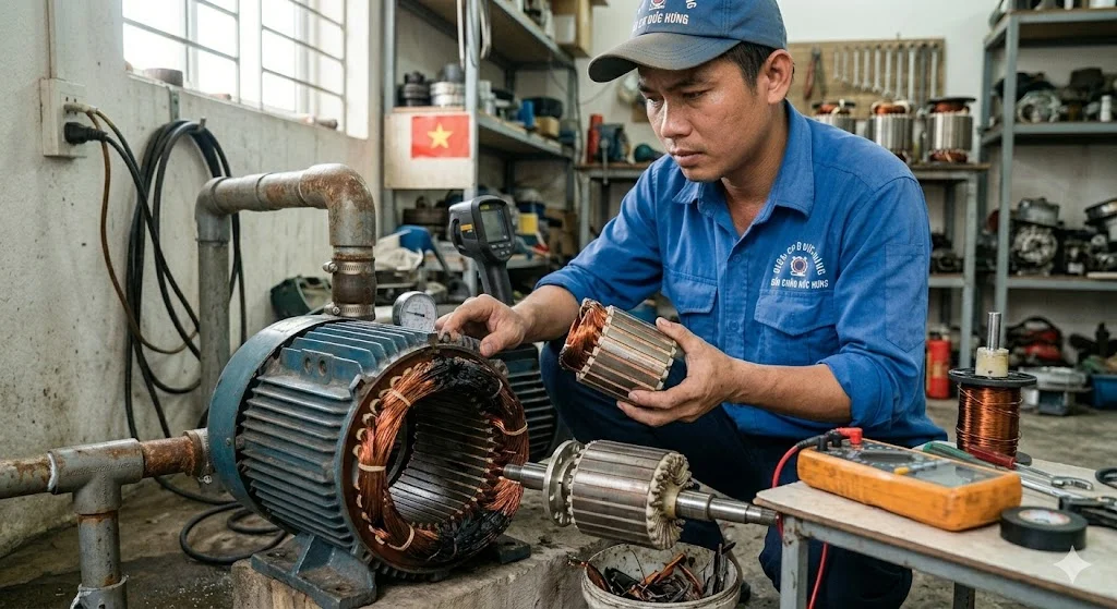 Cách xử lý máy bơm bị nóng