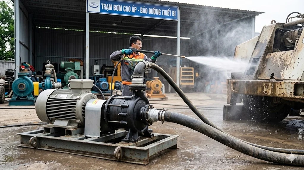 Khái niệm máy bơm cao áp và đặc điểm nổi bật