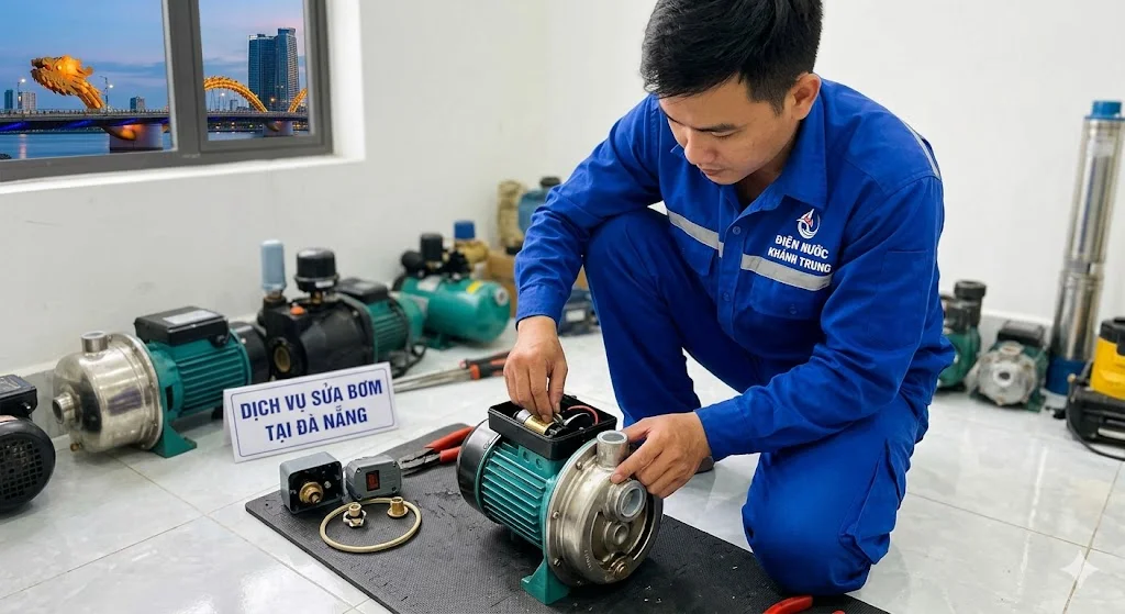 Kinh nghiệm lắp đặt và sử dụng máy bơm tại Đà Nẵng