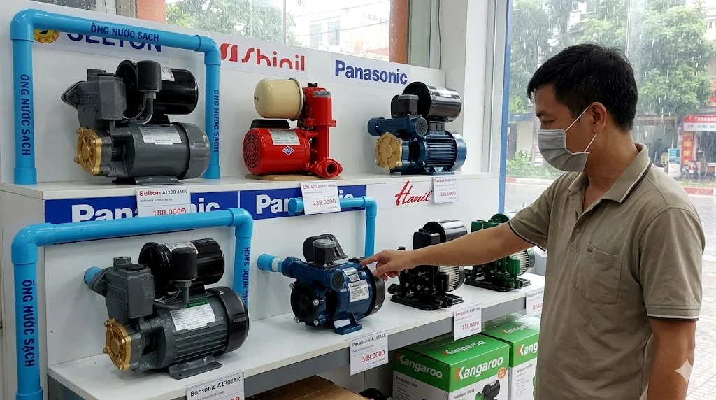 Khái niệm máy bơm tăng áp và đặc điểm nổi bật