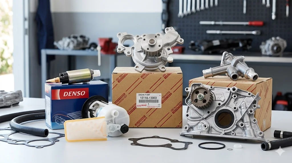 Khái niệm máy bơm hãng Toyota trong thực tế