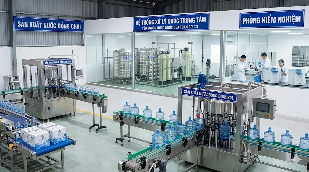 Cách chọn máy sản xuất nước đúng kỹ thuật