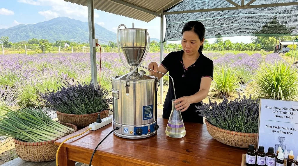 Ứng dụng của nồi chưng cất tinh dầu điện