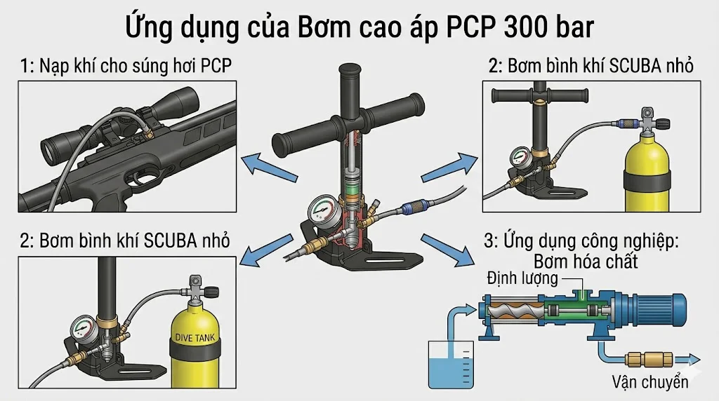 Ứng dụng của PCP Pump 300 trong thực tế