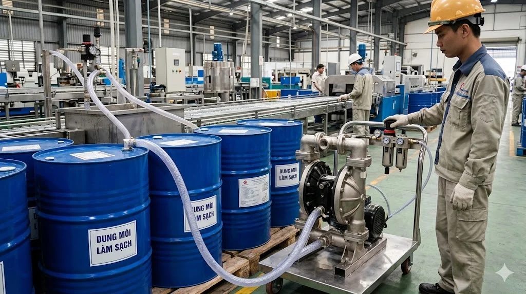 Ứng dụng của pneumatic bơm trong thực tế