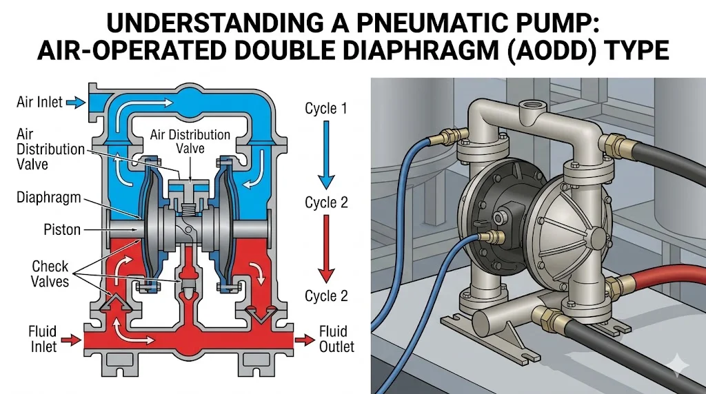 Khái niệm pneumatic bơm trong thực tế