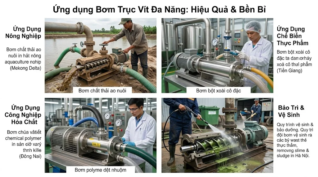 Các thông số kỹ thuật quan trọng của progressive pump