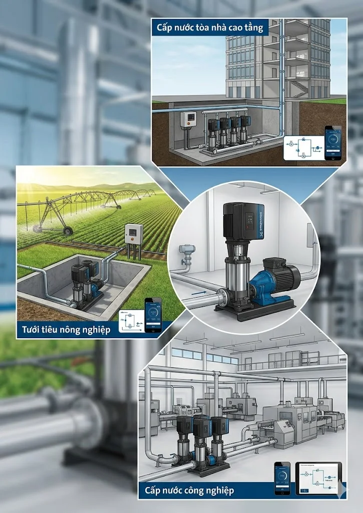 Phân loại catalogue theo dòng bơm Grundfos