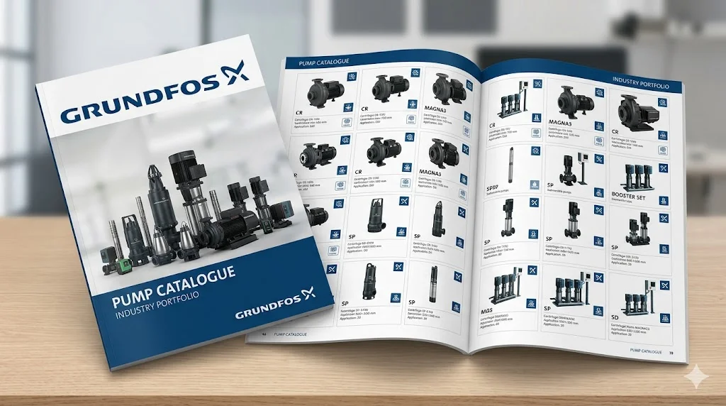 Cách chọn bơm từ pump Grundfos catalog