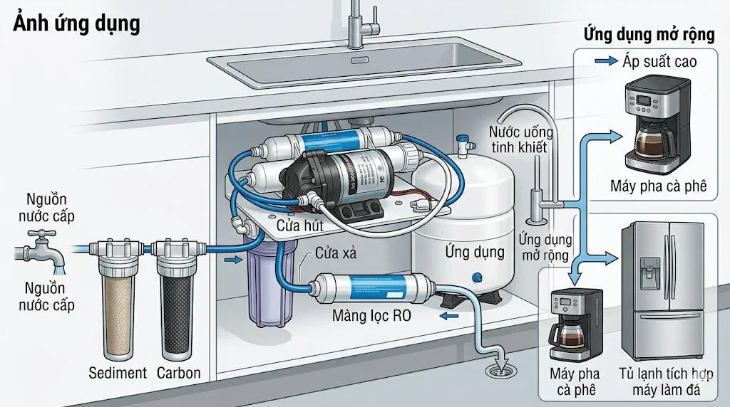 Phân loại RO pump phổ biến