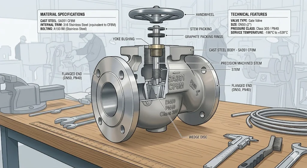 Đặc tính nổi bật của SA351 - CF8M
