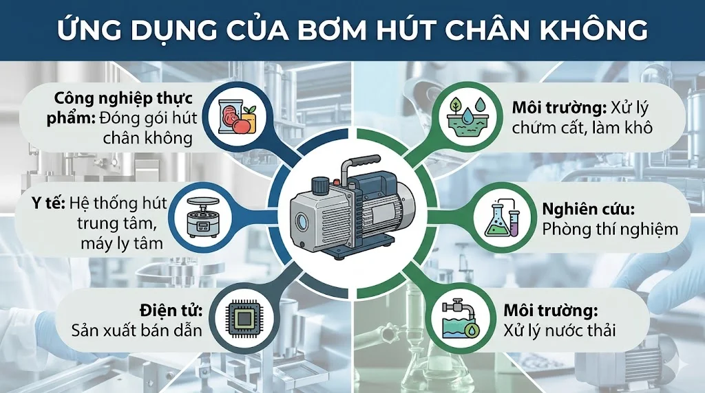 Cách chọn bơm theo vacuum pump hợp lý