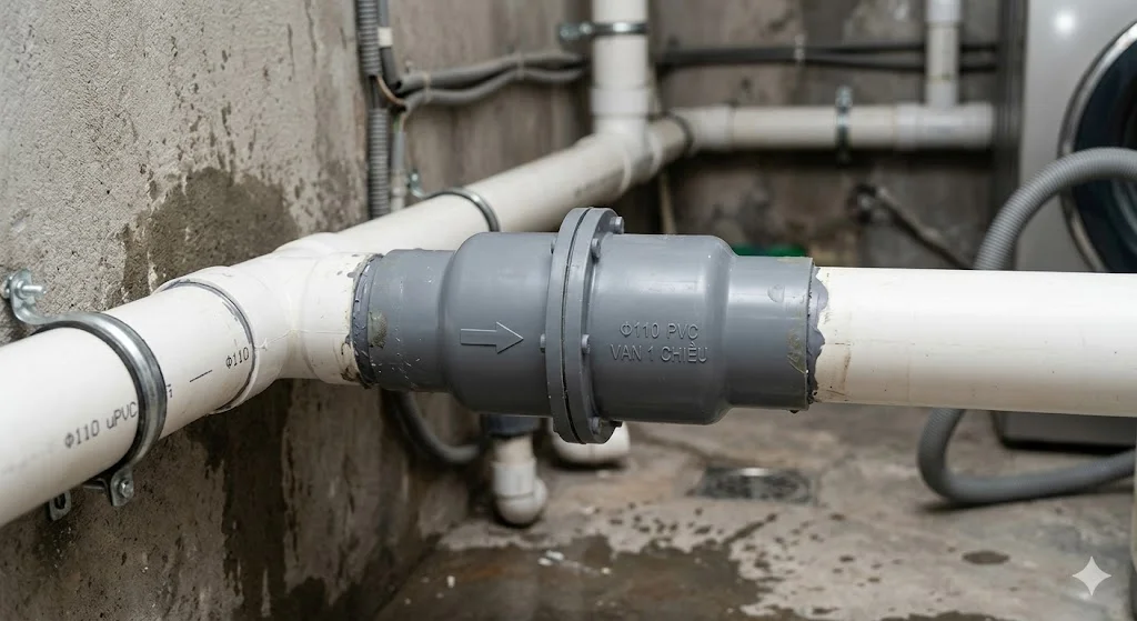 Khái niệm van 1 chiều DN 110 và đặc điểm nổi bật