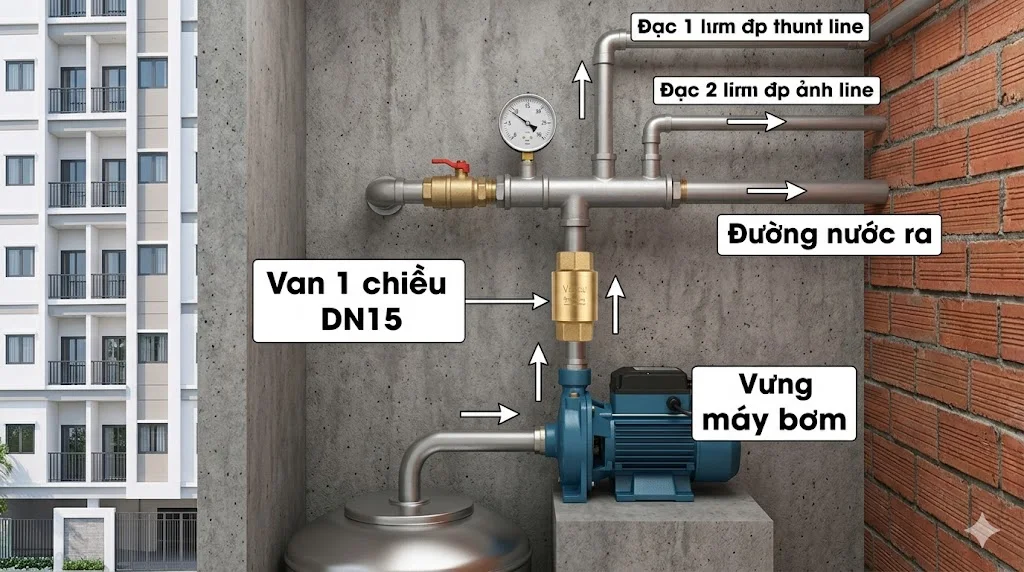 Cách chọn van một chiều DN15 đúng kỹ thuật