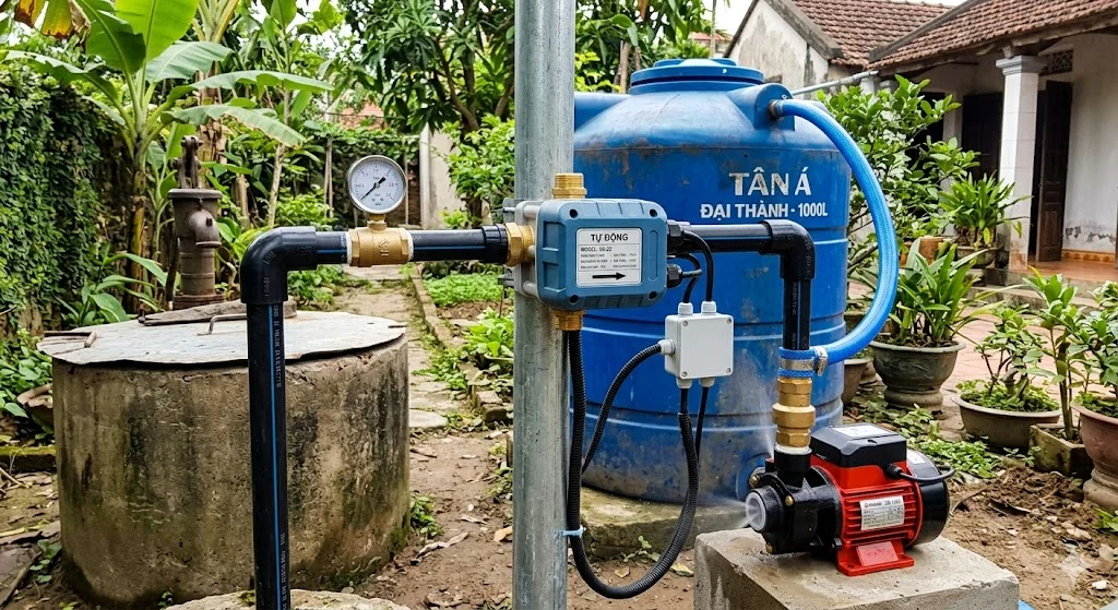 Khái niệm van bơm tự động trong thực tế