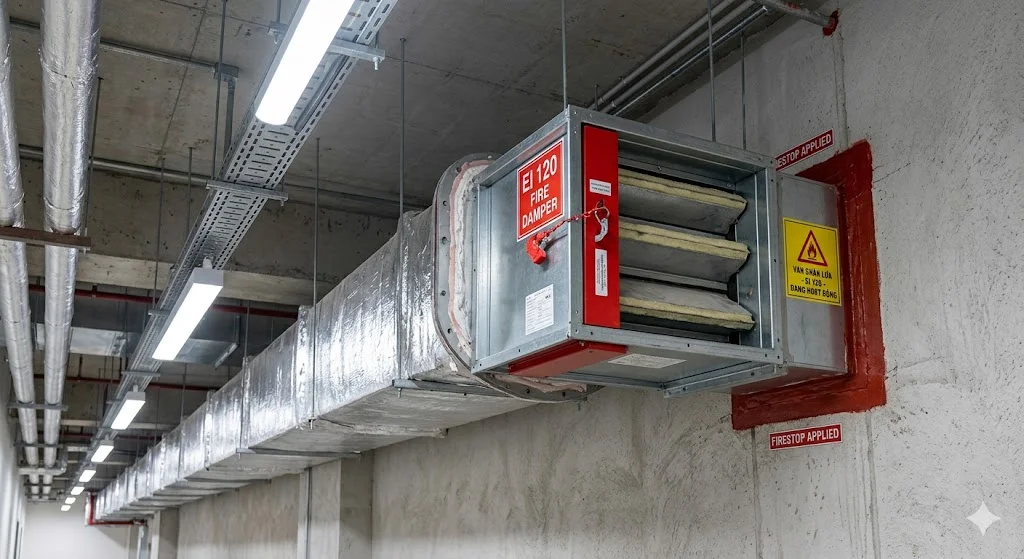 Khái niệm van chặn lửa và đặc điểm nổi bật