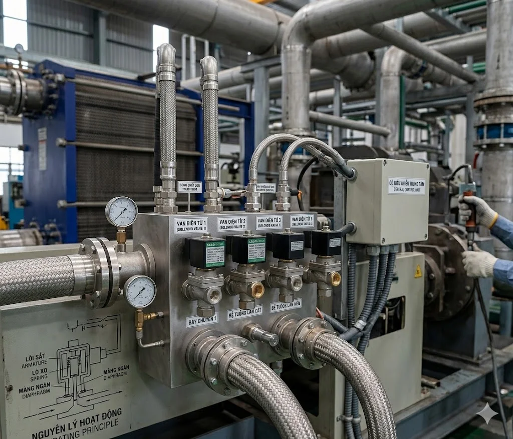 Các thông số kỹ thuật quan trọng của van điện công nghiệp