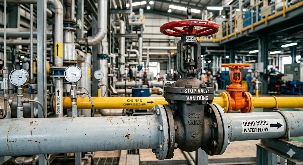 Ứng dụng của van dừng
