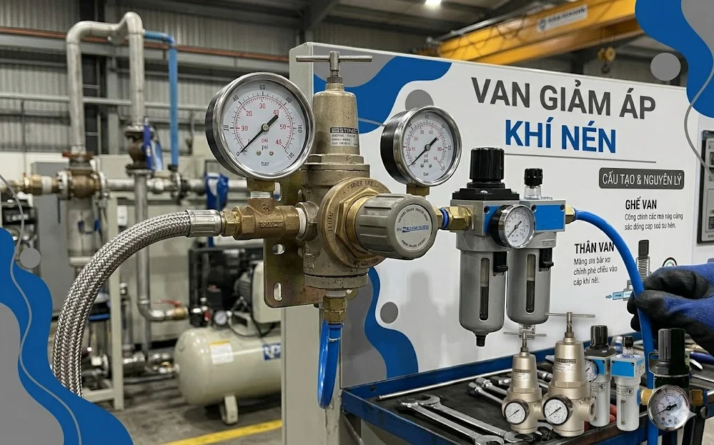 Các thông số kỹ thuật quan trọng của van giảm áp khí 