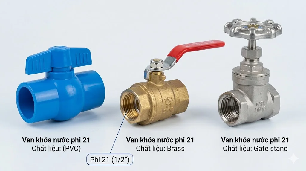 Khái niệm van khóa phi 21 trong thực tế